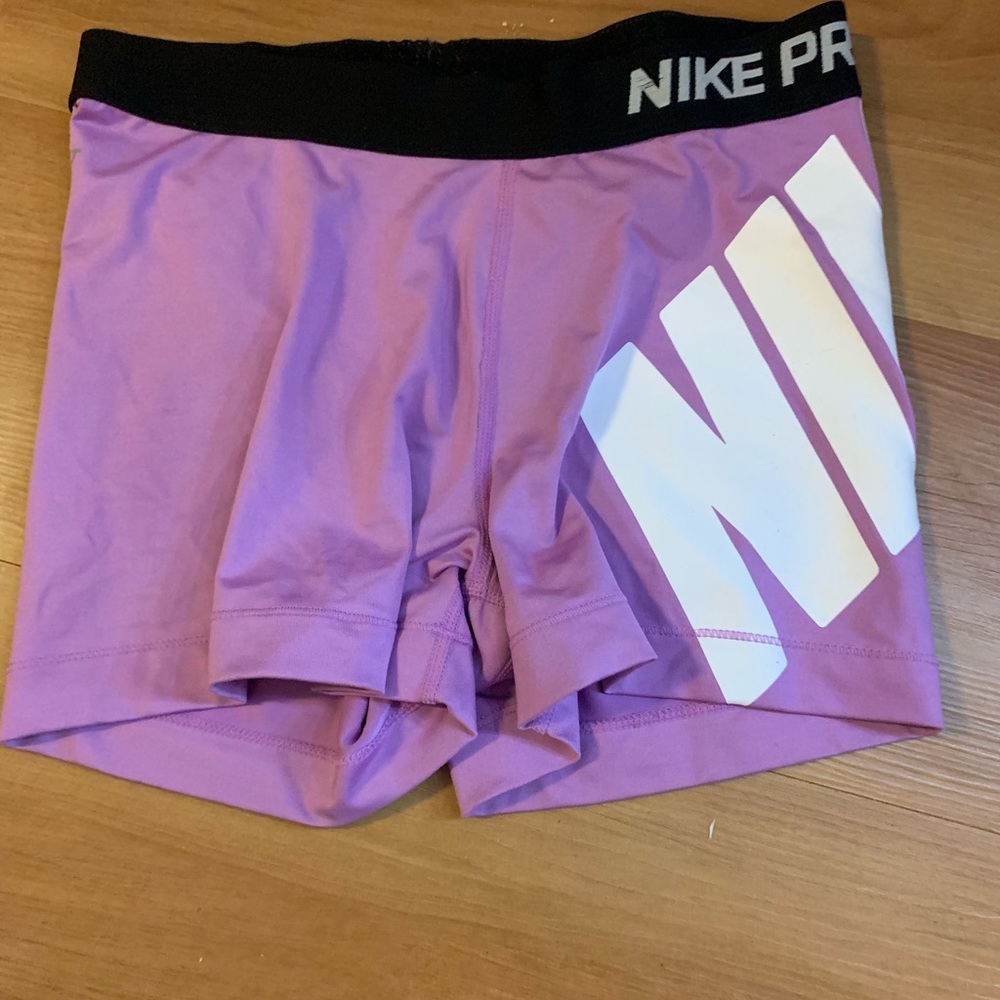 Purple Nike spandex